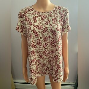 Floral Print Women's Top